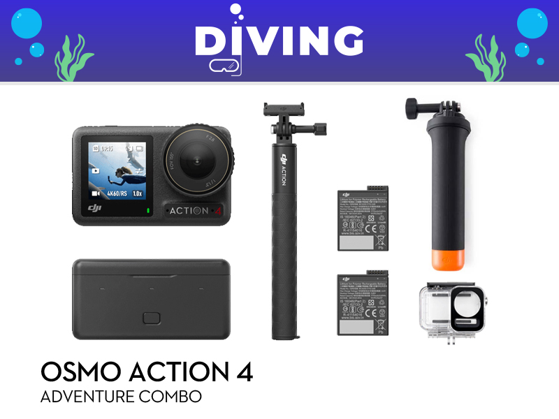 Osmo Action 4 Diving Bundle